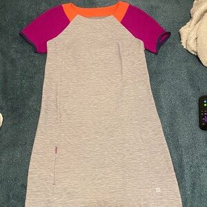 Title Nine Gray and Orange Athletic Top